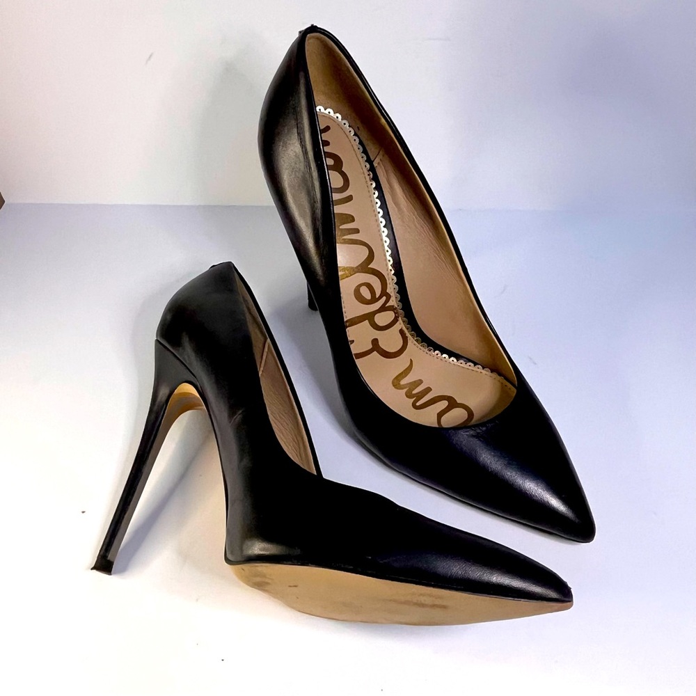 Sam Edelman Black Pointed Toe Stiletto Pumps